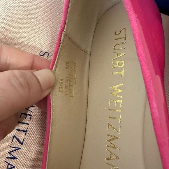 Stuart Weitzman gabby ballet flats almond toe size 6, new - Picture 5 of 11